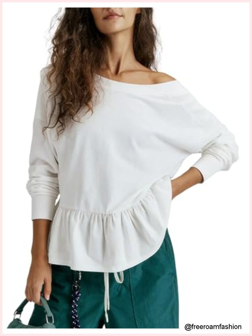 Women's Open Back Long Sleeve Workout Tunic Top Yoga Peplum Blouse